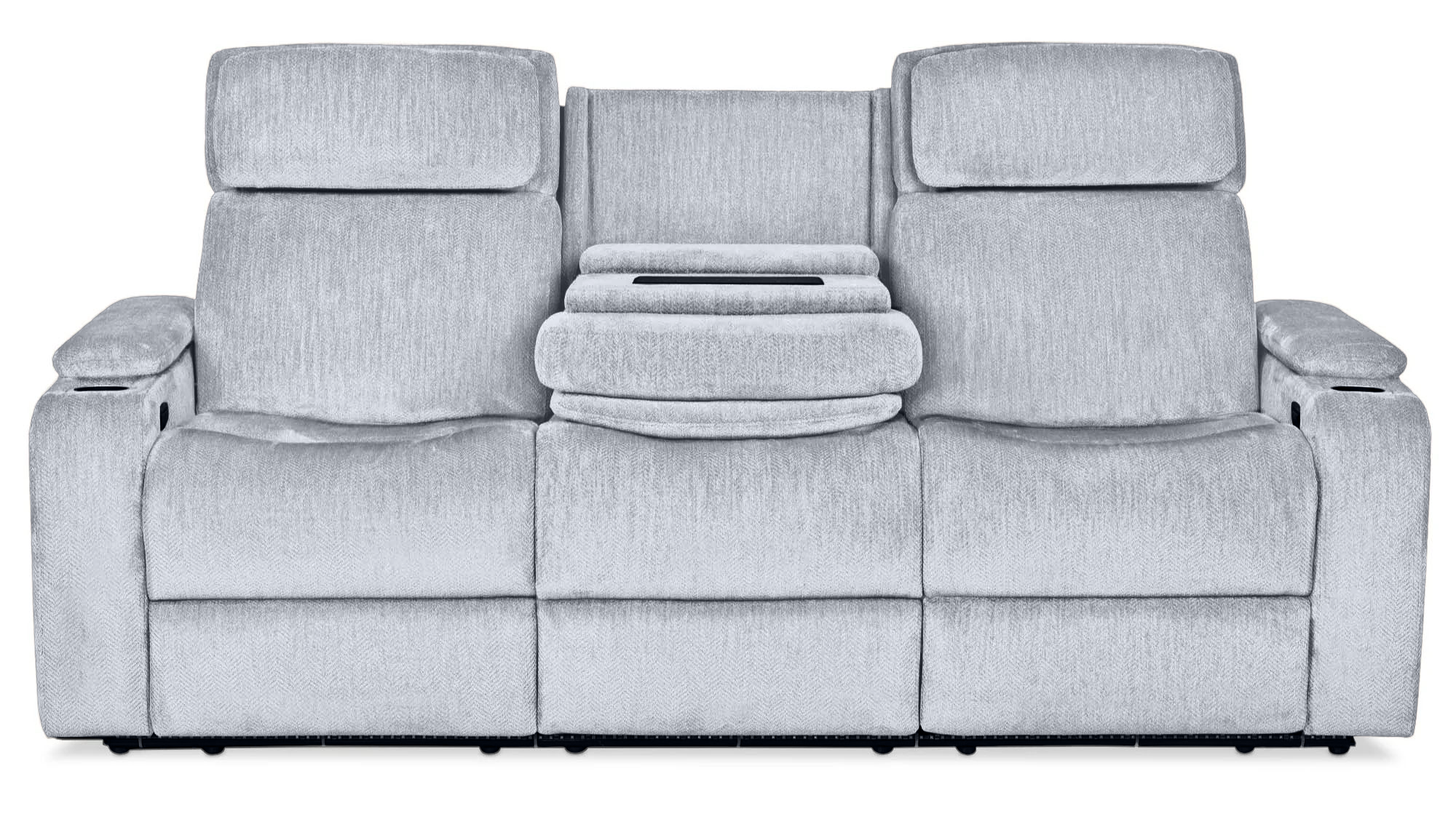 Anders Pewter Power Reclining Sofa - MJM Furniture