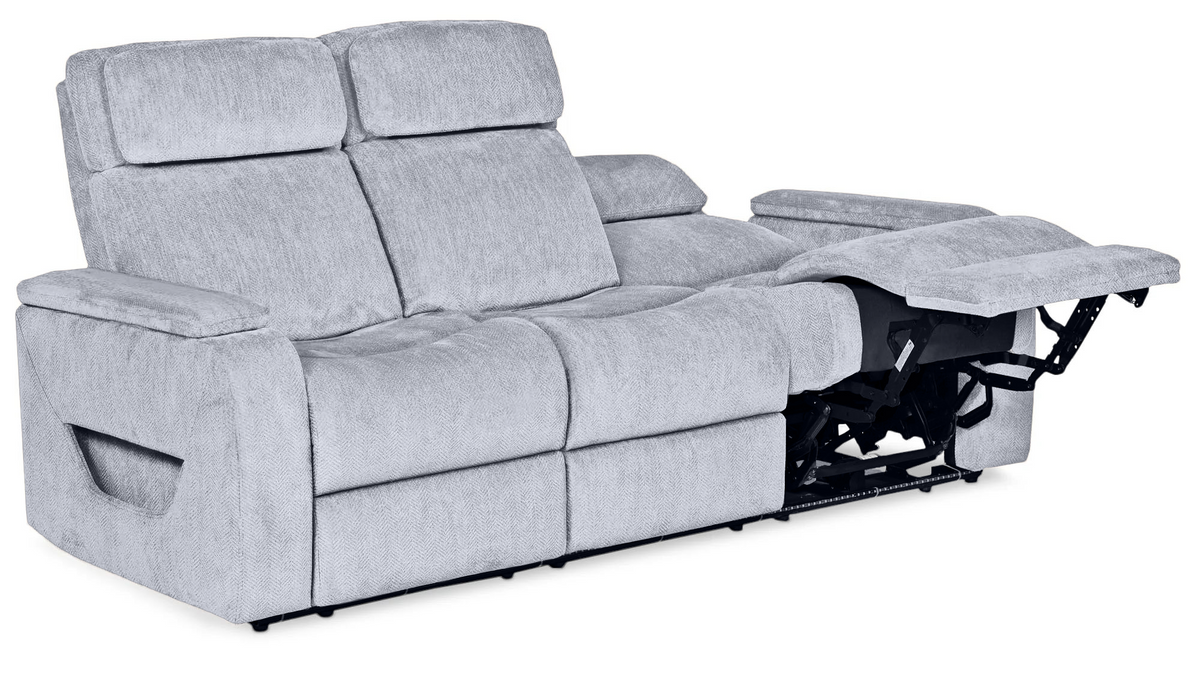 Anders Pewter Power Reclining Sofa - MJM Furniture