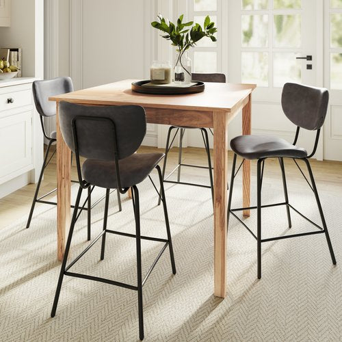 Sylas Gray Counter Stool - MJM Furniture