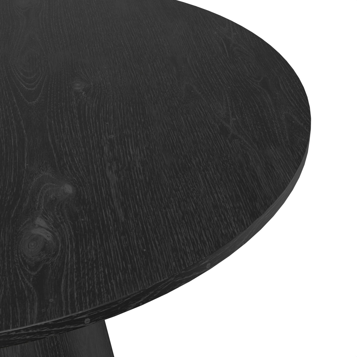 Haven Black Round Coffee Table - MJM Furniture