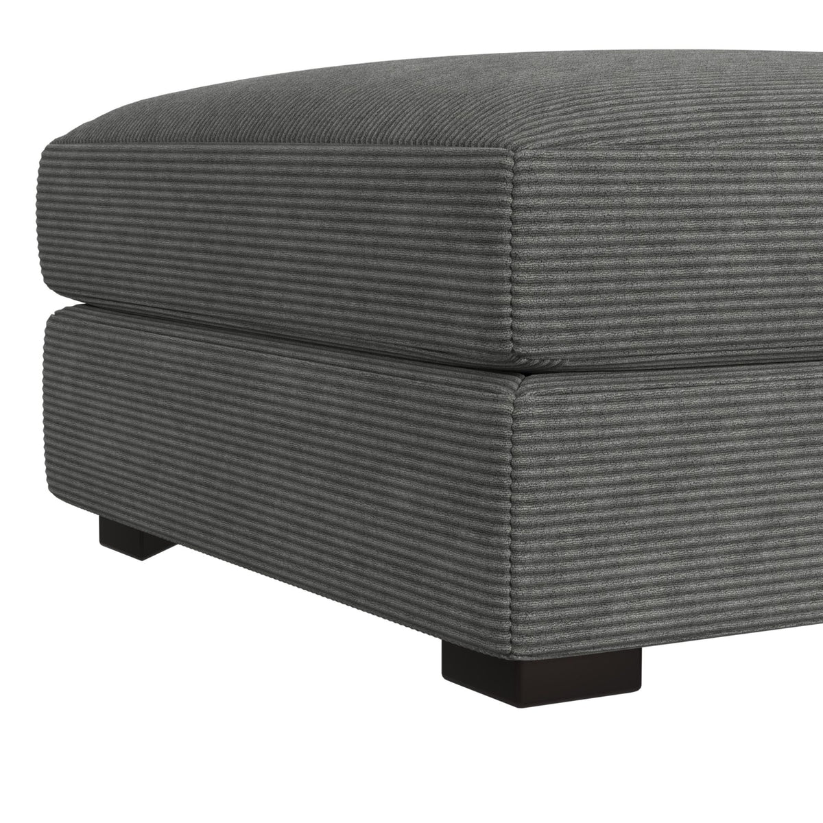 Lounge Charcoal Modular Ottoman - MJM Furniture