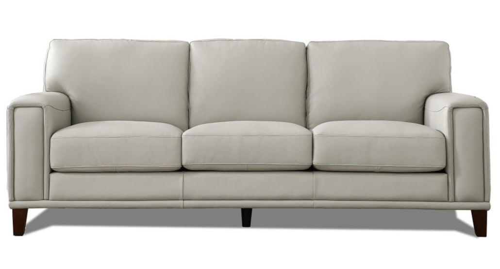 Harper Ice Top Grain Leather Sofa - MJM Furniture