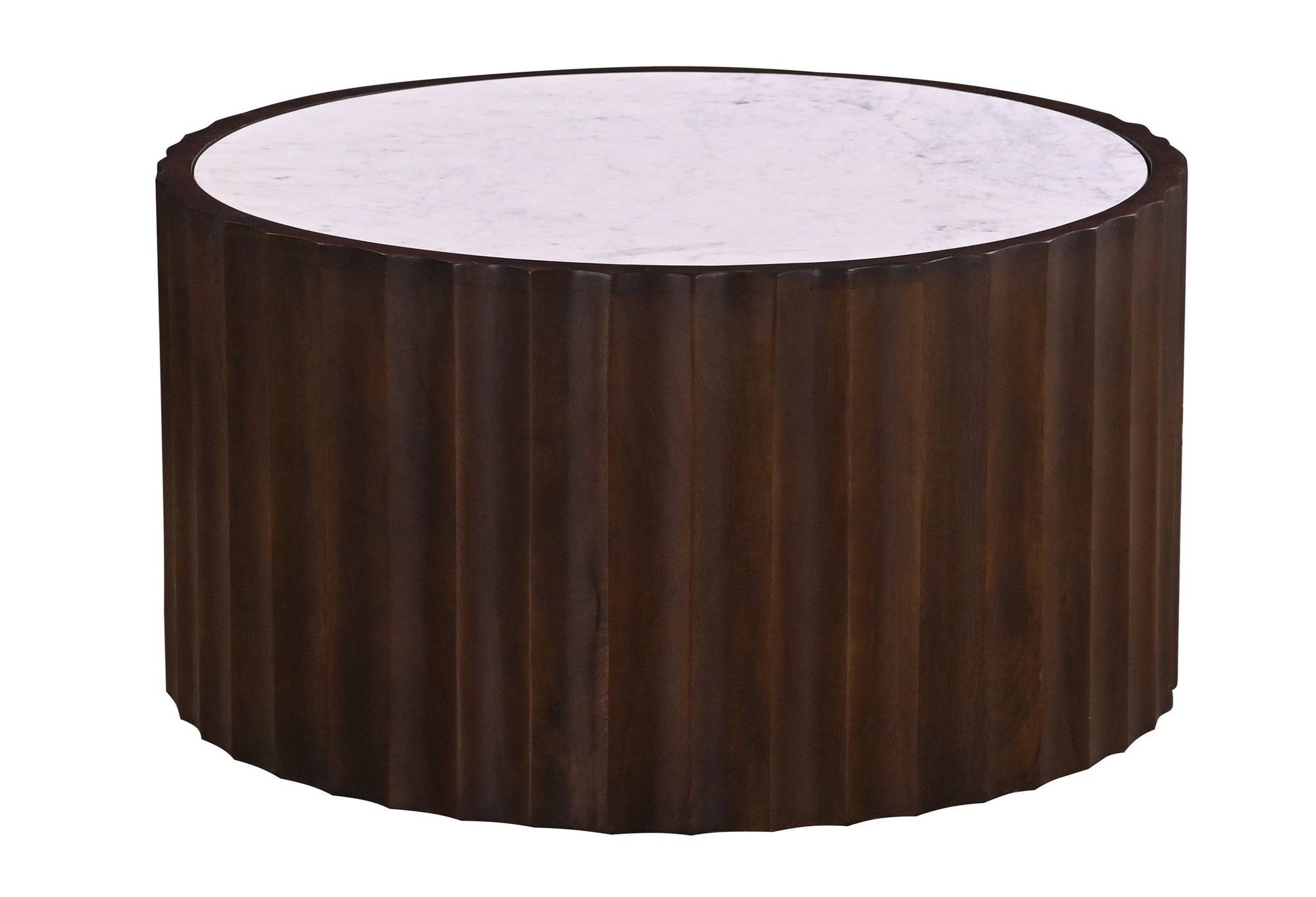 Turin Round Marble Coffee Table - MJM Furniture