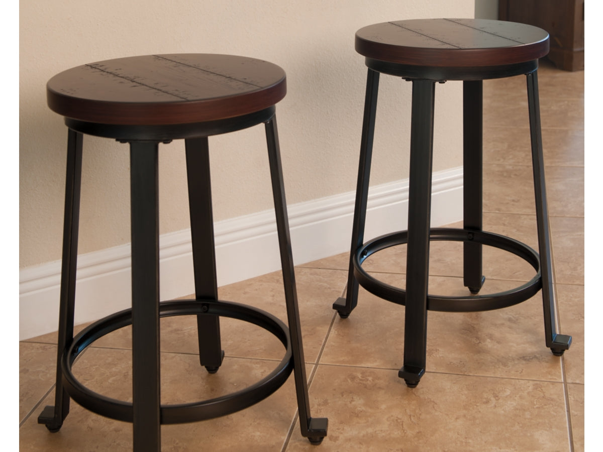 Challiman Counter Stool (Set of 2) - MJM Furniture