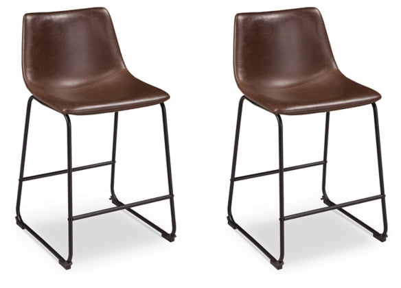 Centiar Brown Counter Stool (Set of 2) - MJM Furniture