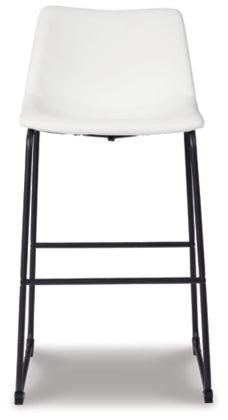 Centiar White 30&quot; Barstool (Set of 2) - MJM Furniture