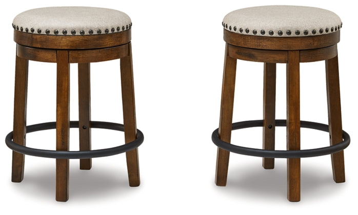 Valebeck Swivel Stool (Set of 2) - MJM Furniture