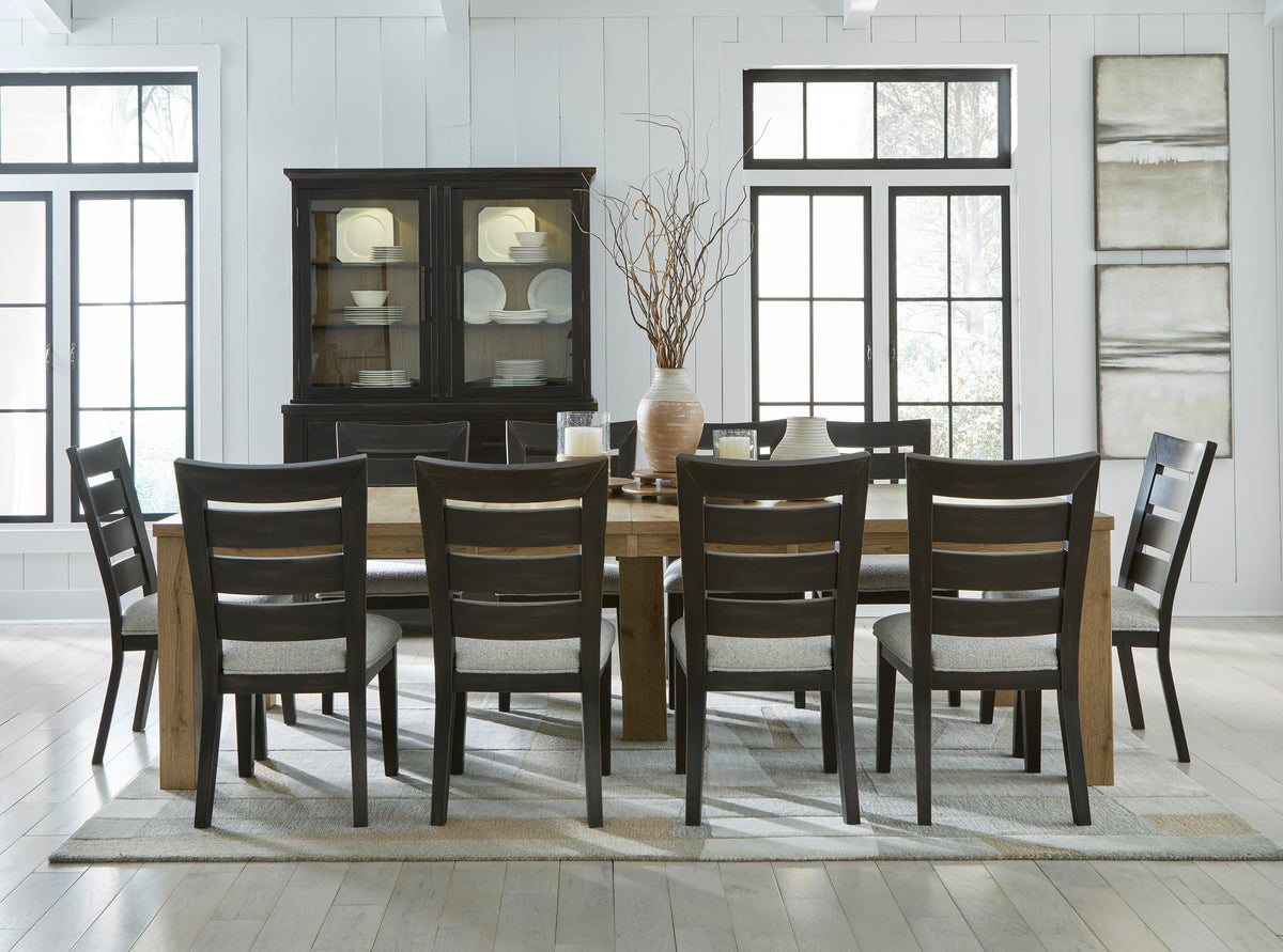 Galliden Black Dining Chair - MJM Furniture