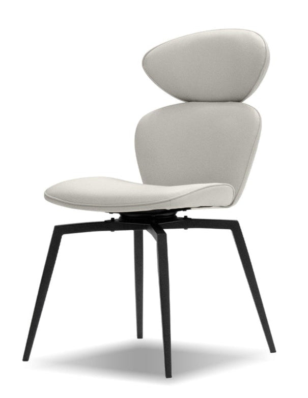 Antler Taupe Leatherette Swivel Dining Chair - MJM Furniture