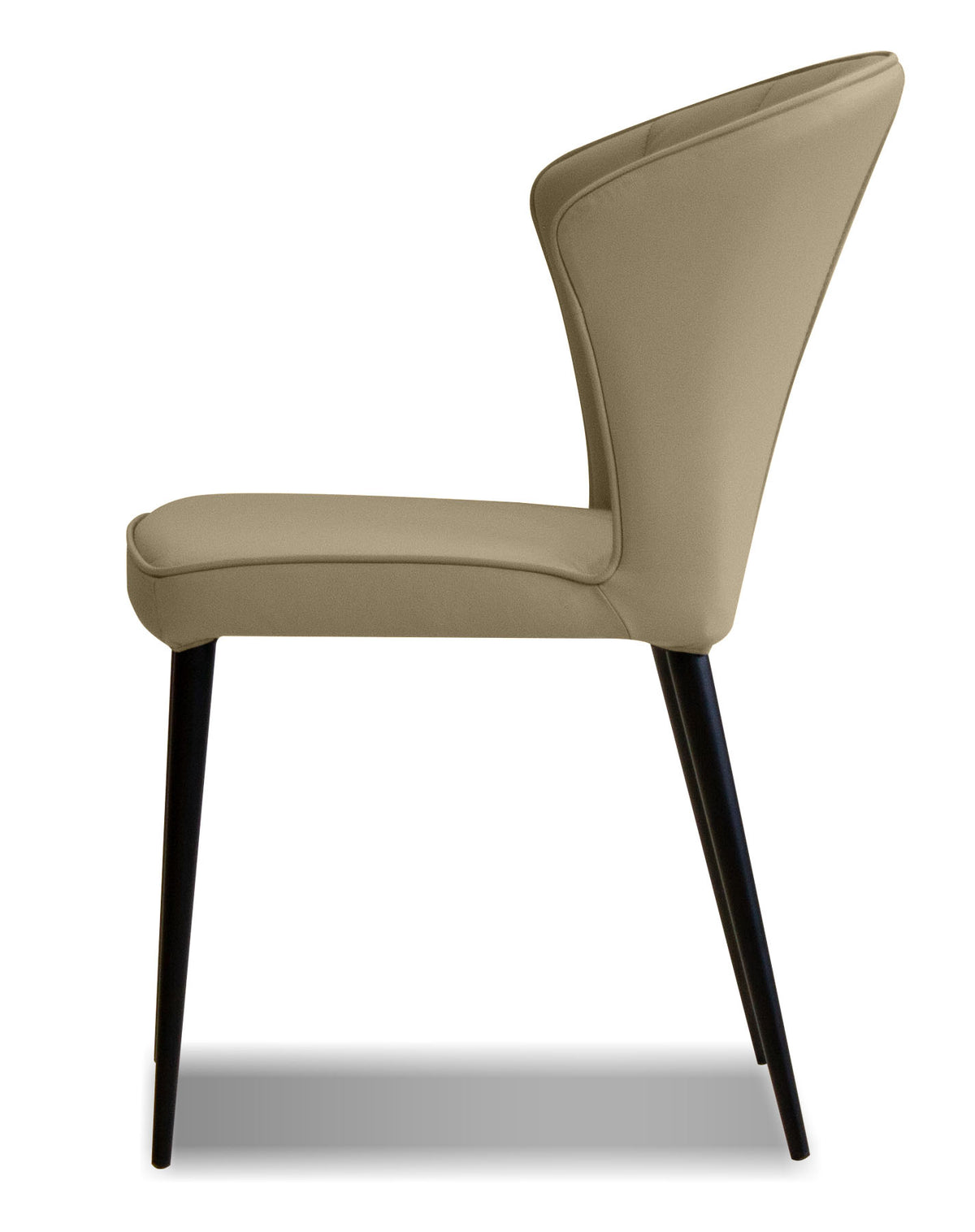 Caleb Wheat Leather Dining Chair - MJM Furniture