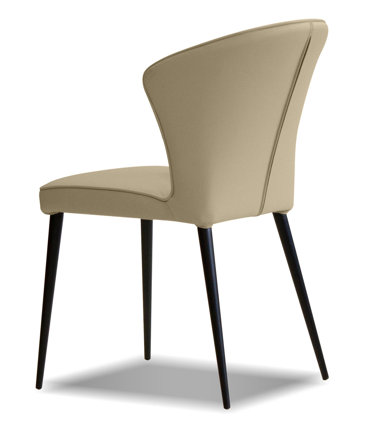 Caleb Wheat Leather Dining Chair - MJM Furniture