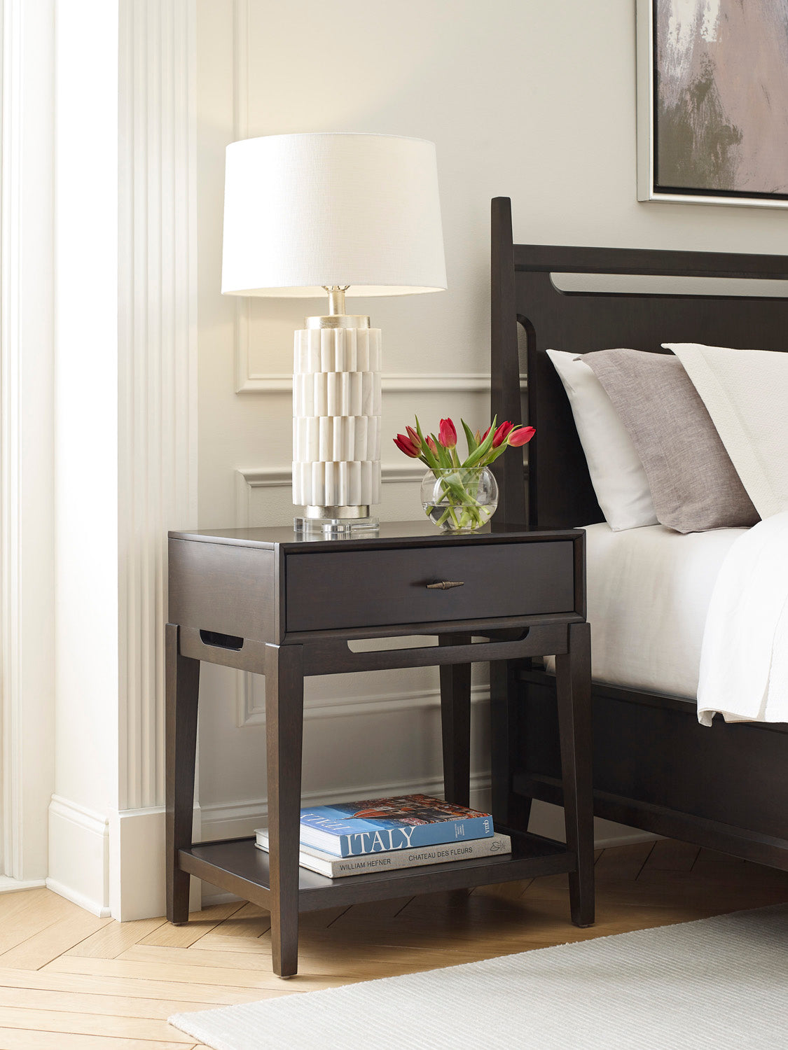 Sutton 1 Drawer Nightstand - MJM Furniture