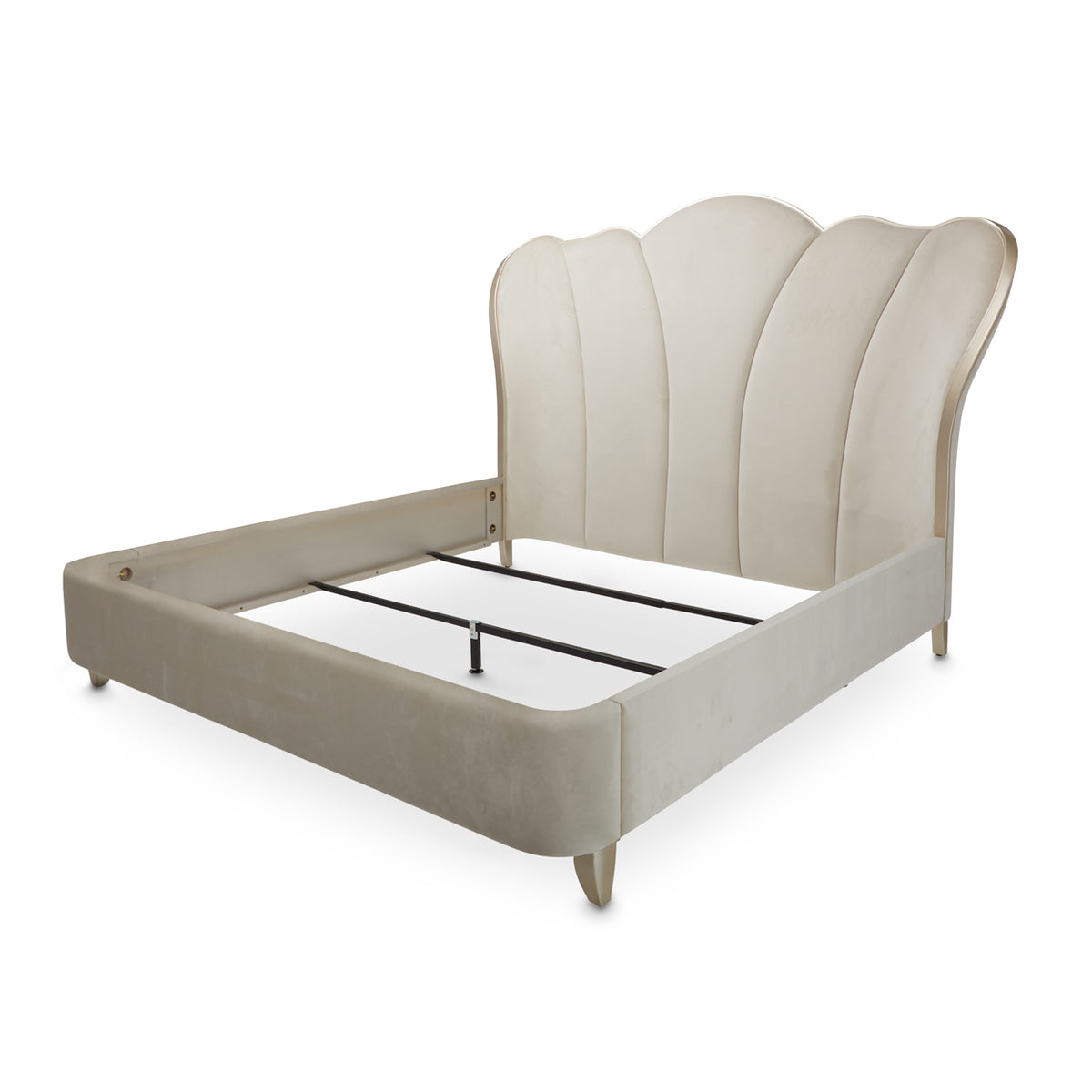 Villa Cherie Caramel Upholstered Bed - MJM Furniture