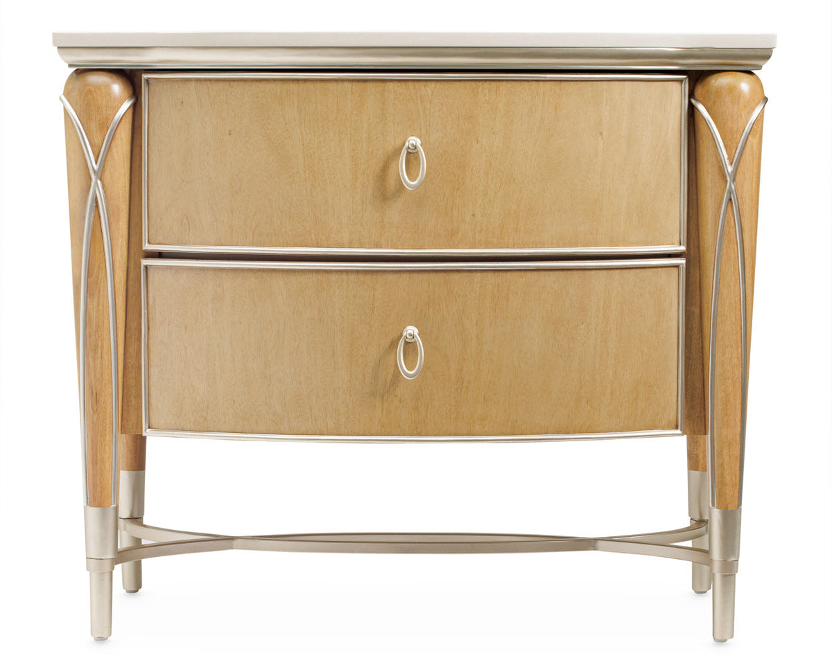 Villa Cherie Caramel 2 Drawer Nightstand - MJM Furniture