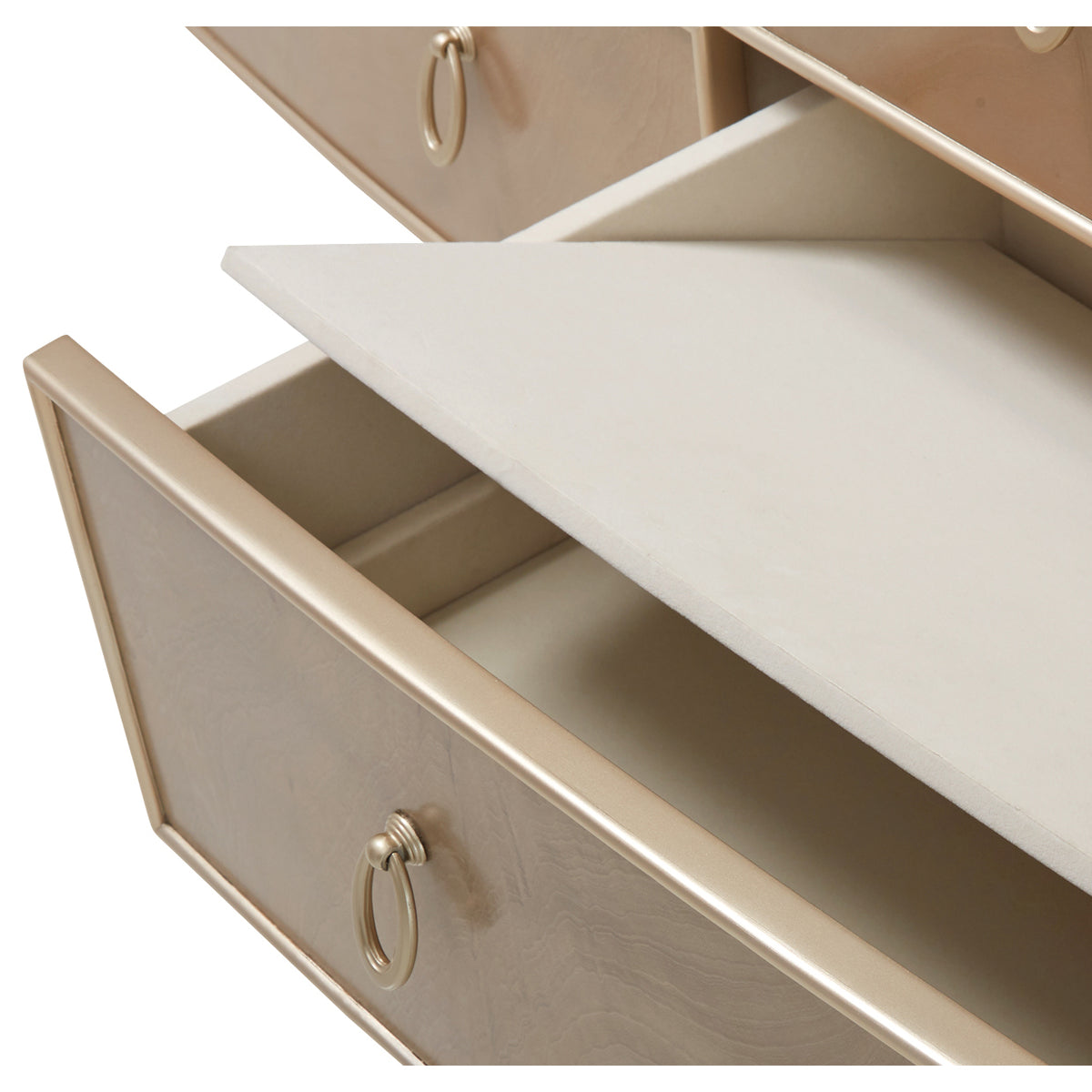 Villa Cherie Caramel 6 Drawer Dresser &amp; Mirror - MJM Furniture