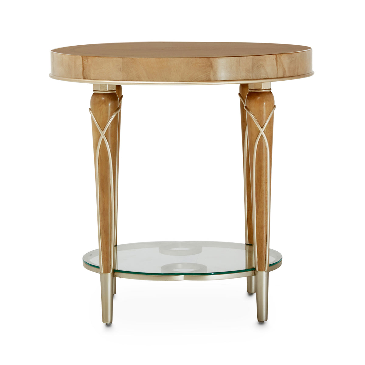 Villa Cherie Caramel End Table - MJM Furniture