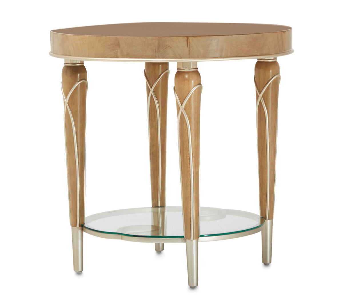 Villa Cherie Caramel End Table - MJM Furniture