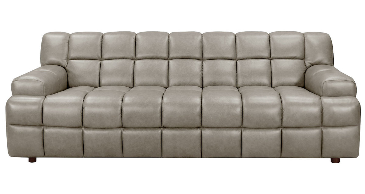 Rubix Stone Leather Sofa - MJM Furniture