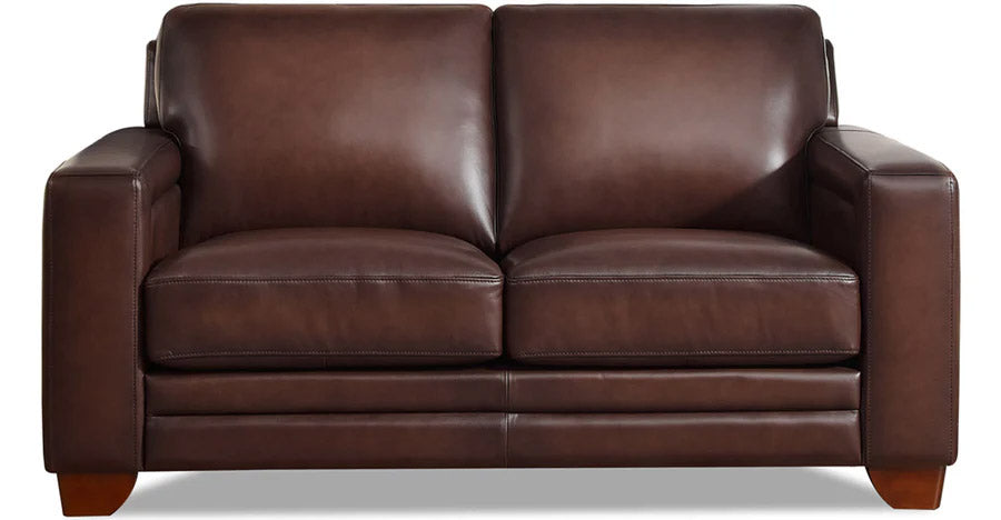 Alice Top Grain Leather Loveseat - MJM Furniture