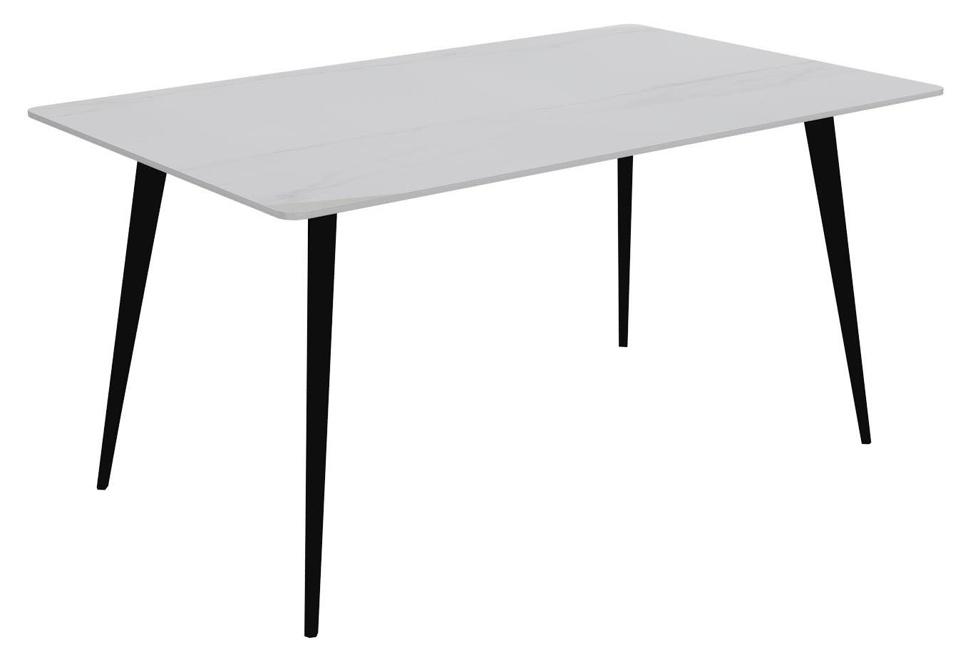 Roc White Sintered Stone Dining Table - MJM Furniture