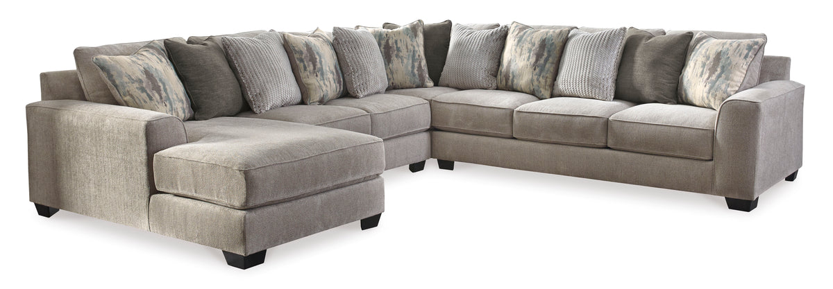 Ardsley Pewter 4 Piece Sectional - MJM Furniture