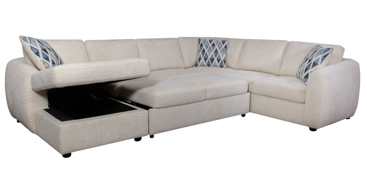 Billie 3 Piece Sleeper Sectional - MJM Furniture