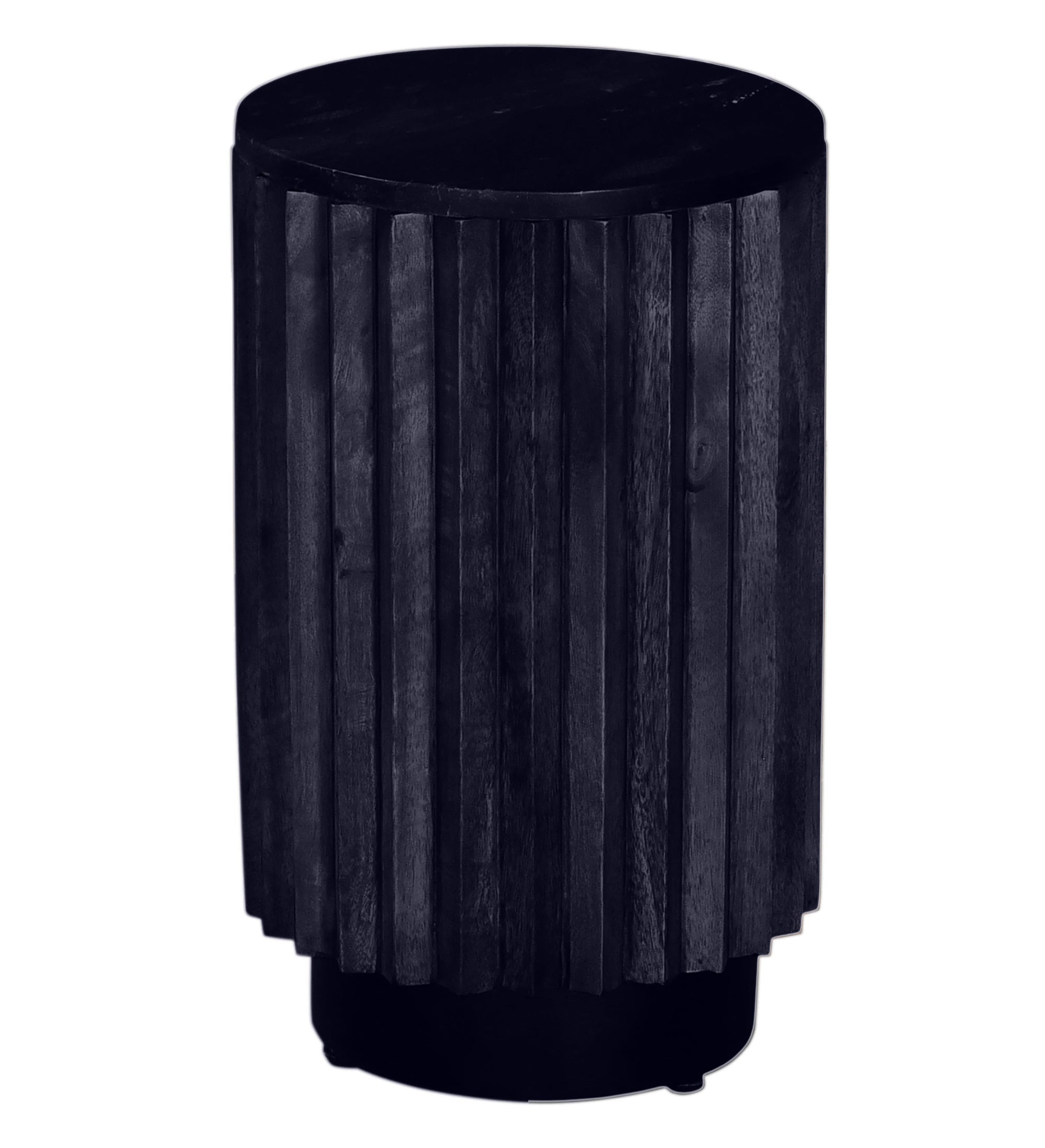 Coast Black Marble End Table - MJM Furniture