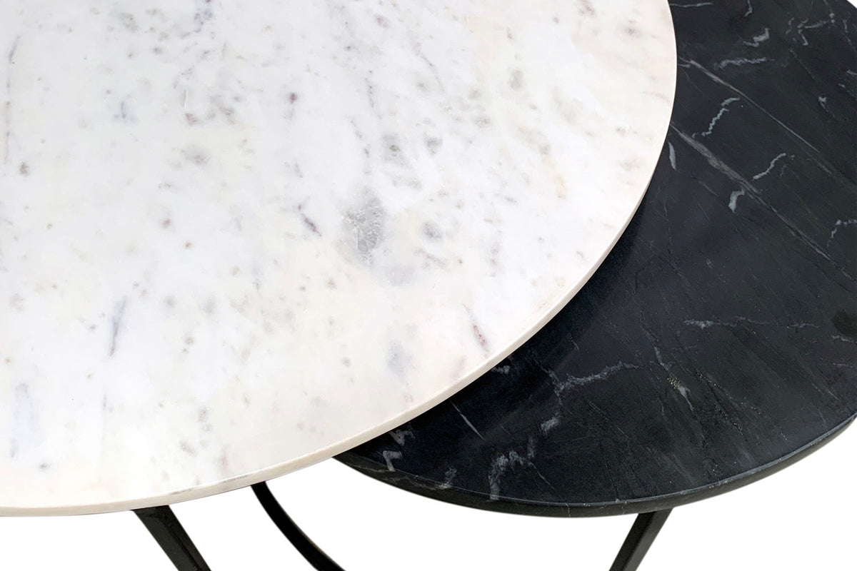 Coastline Marble Nesting Coffee Table - MJM Furniture