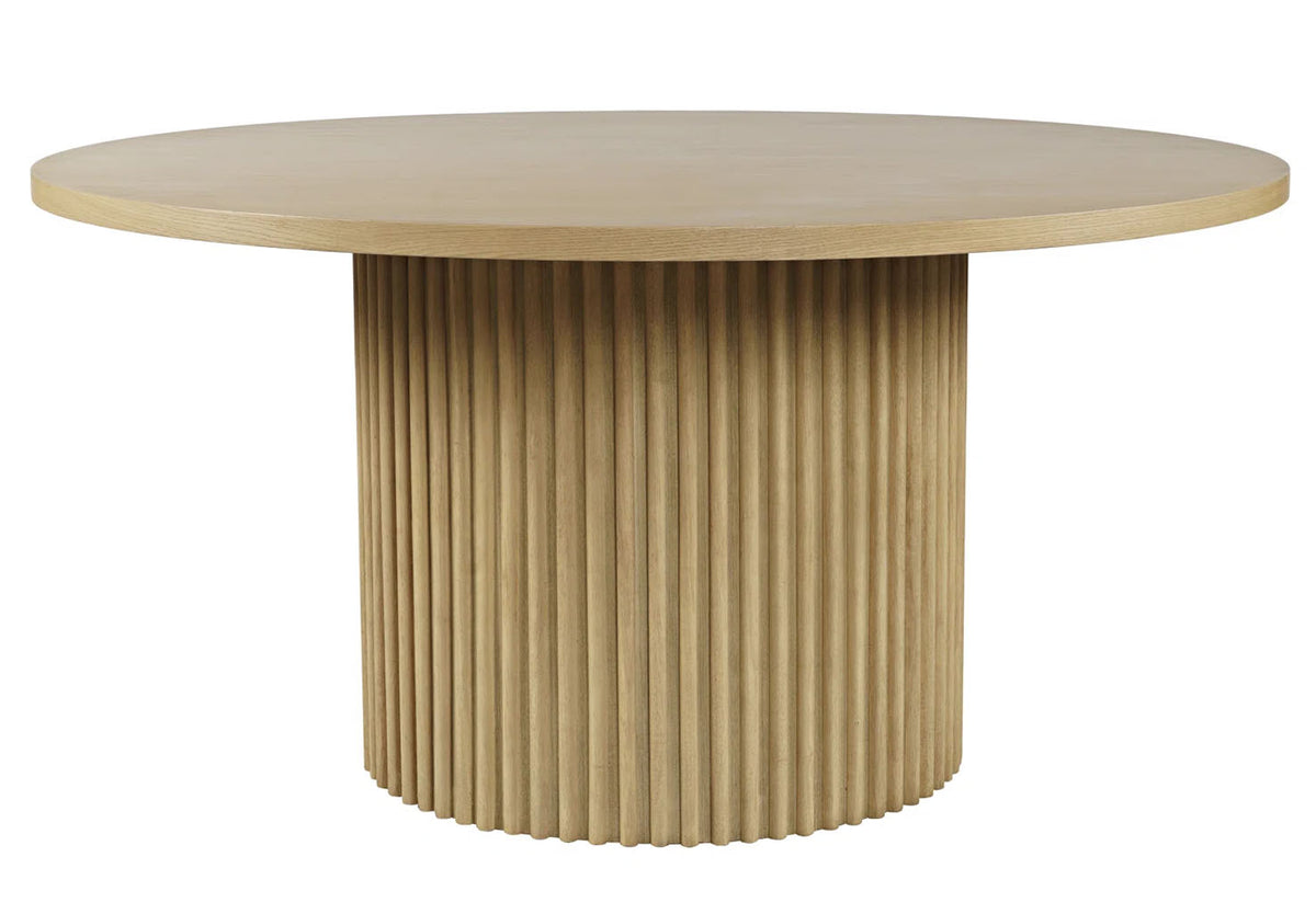 Colton Natural Round Dining Table - MJM Furniture