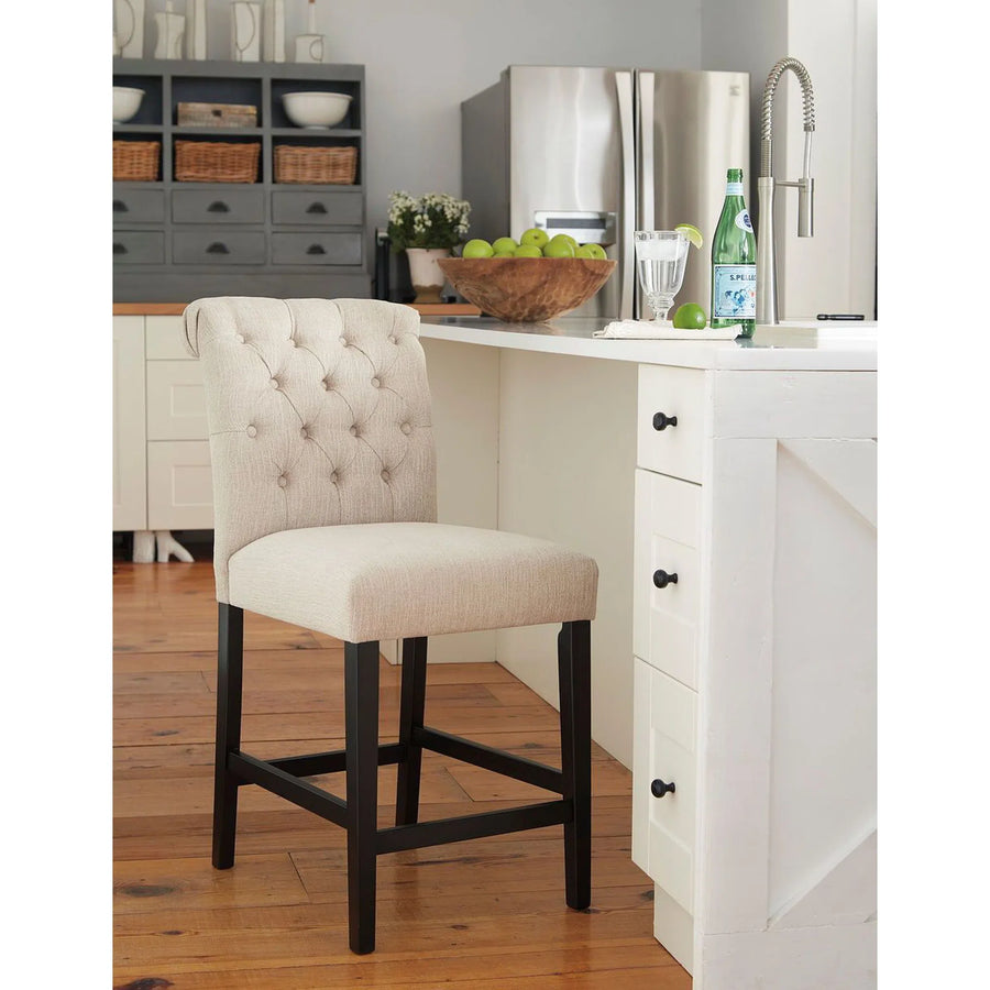 Tripton Upholstered Counter Stool - MJM Furniture