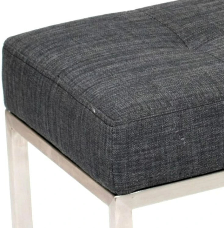 Emily Charcoal Bench - MJM Furniture