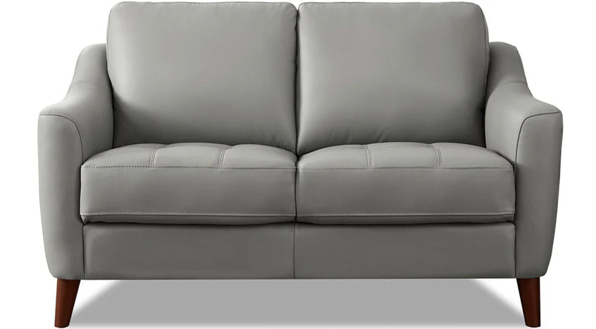 Ersa Leather Loveseat - MJM Furniture