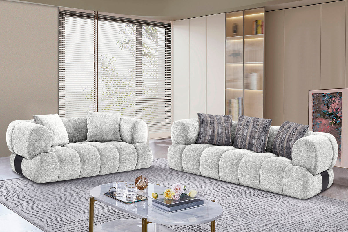 Nest Ivory Loveseat - MJM Furniture