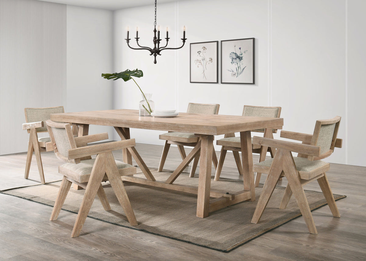 Kaus Driftwood Dining Table - MJM Furniture