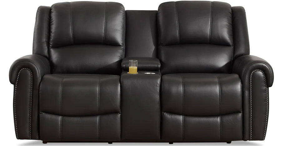 Marco Leather Zero Gravity Power Reclining Loveseat - MJM Furniture