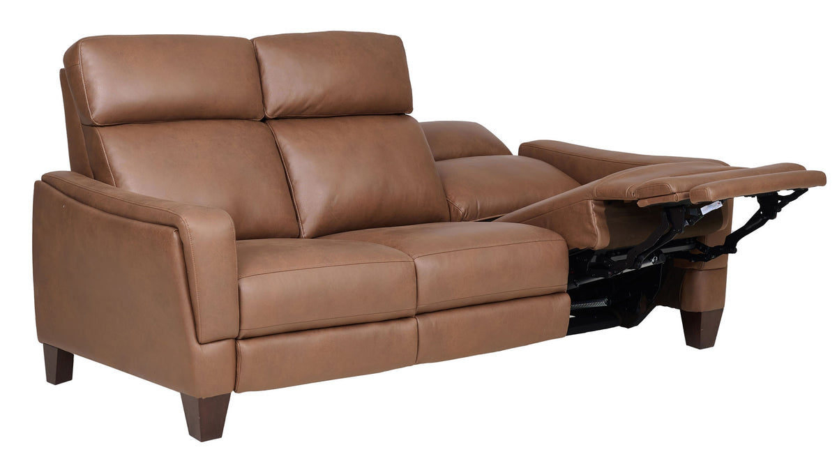 Nels Caramel Power Reclining Sofa - MJM Furniture