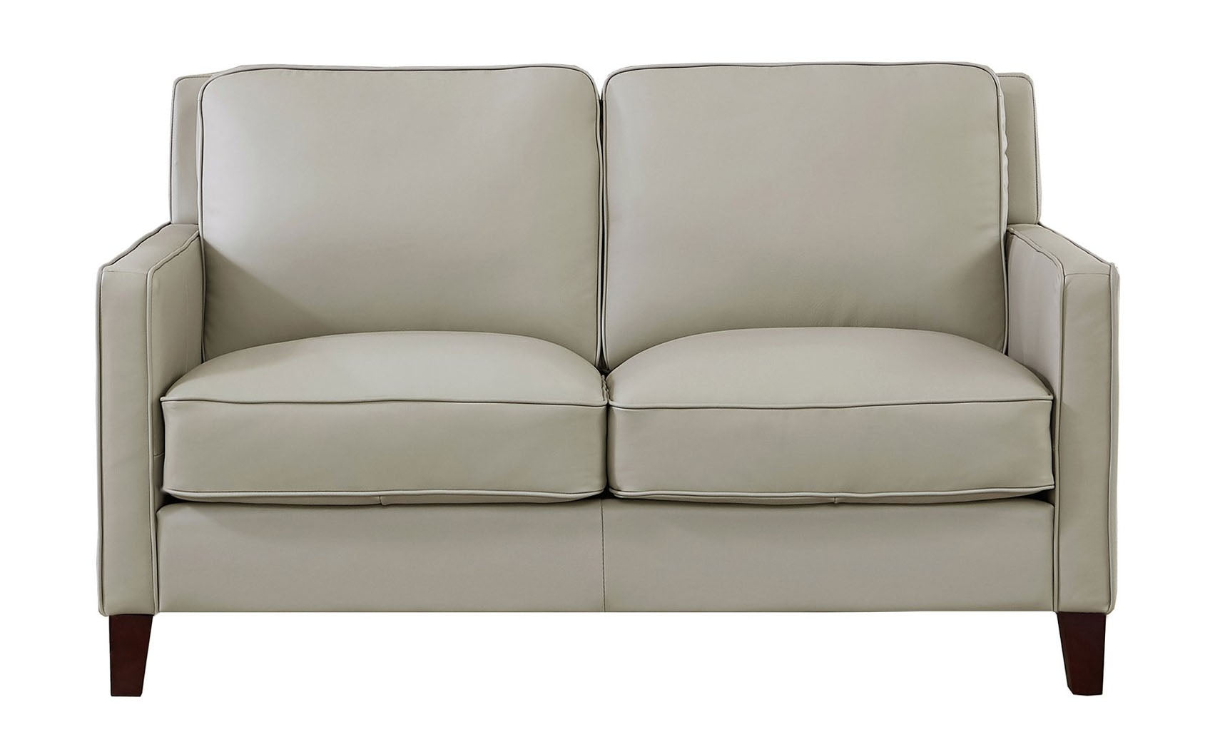 New Haven Top Grain Leather 2 Loveseats Set - MJM Furniture