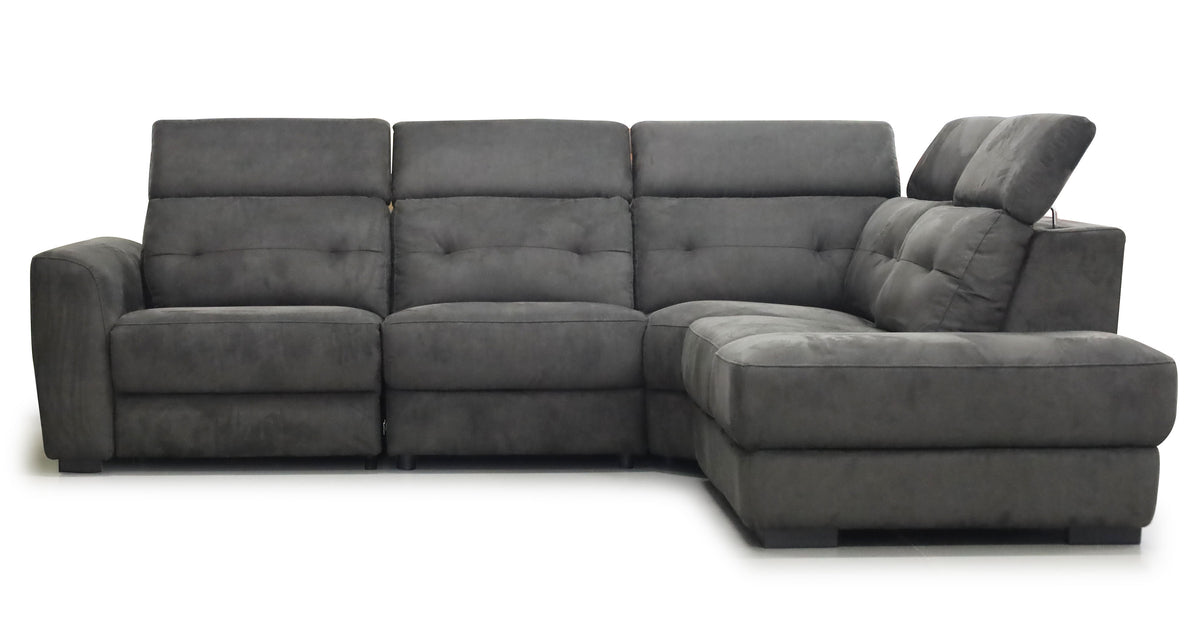 Noah 4 Piece Reclining Sectional - MJM Furniture