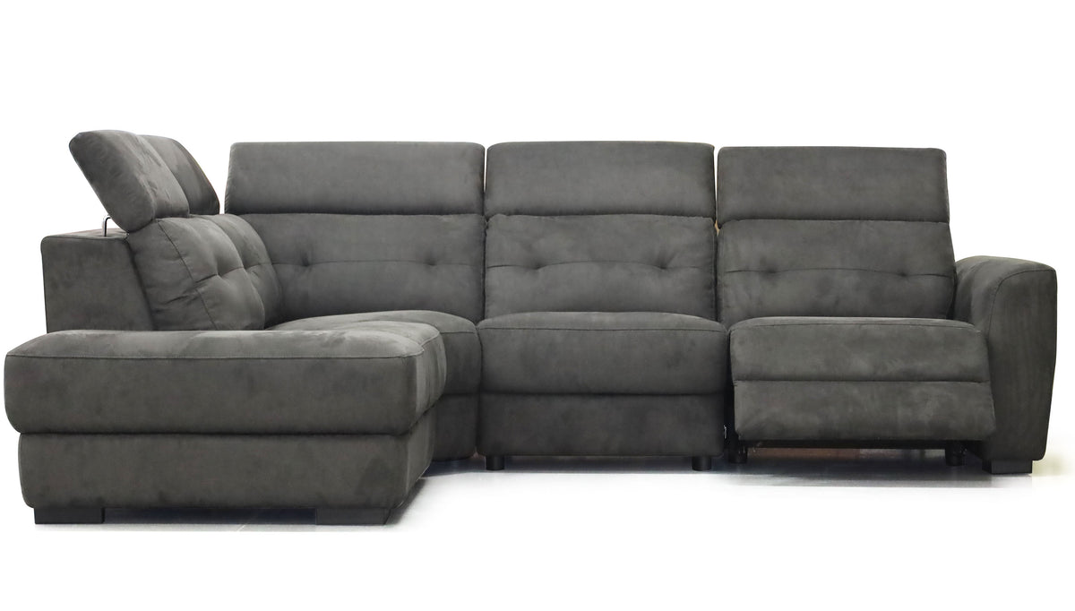 Noah 4 Piece Reclining Sectional - MJM Furniture