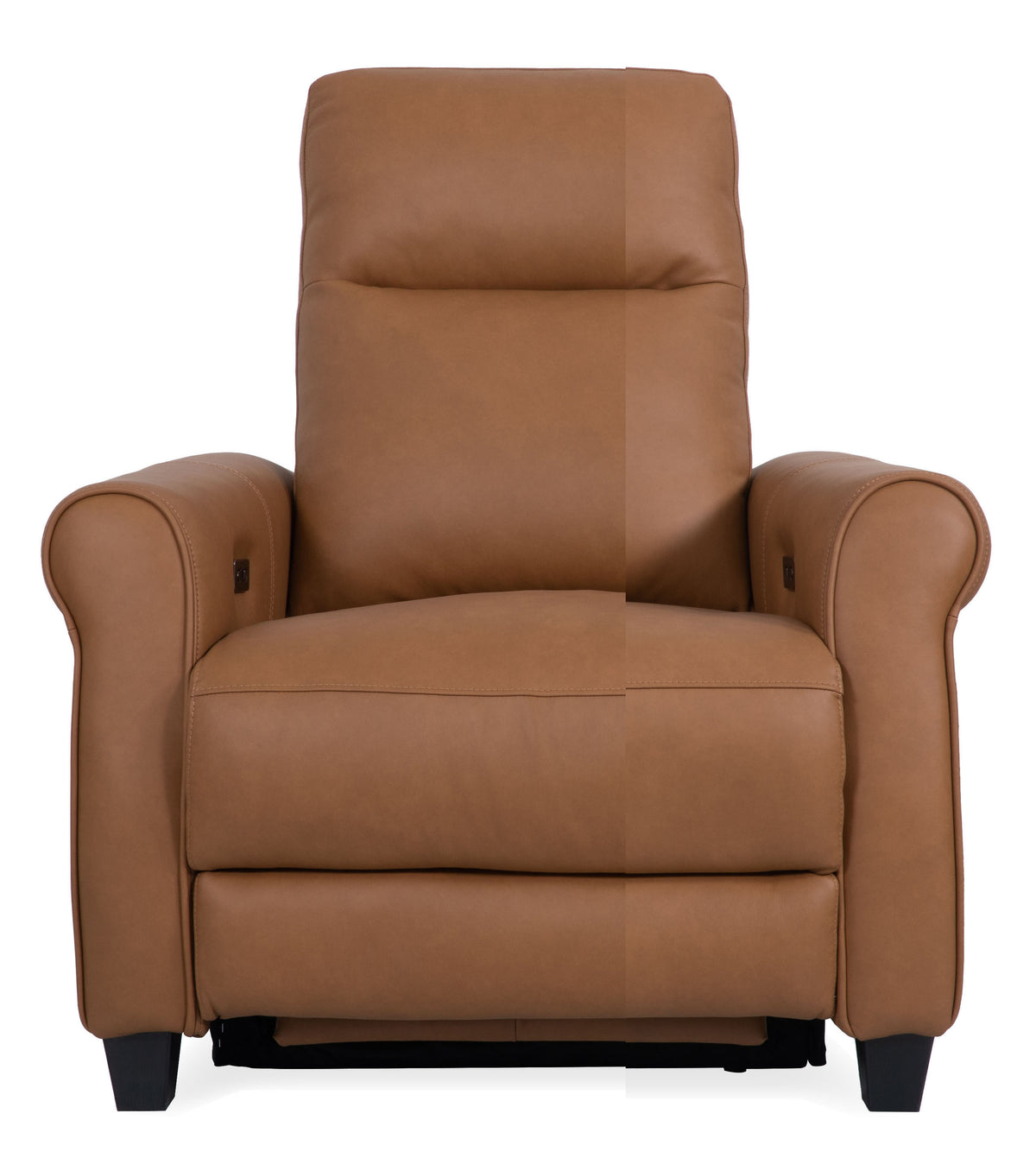 Pascal Cognac Leather Power Reclining Chair - MJM Furniture