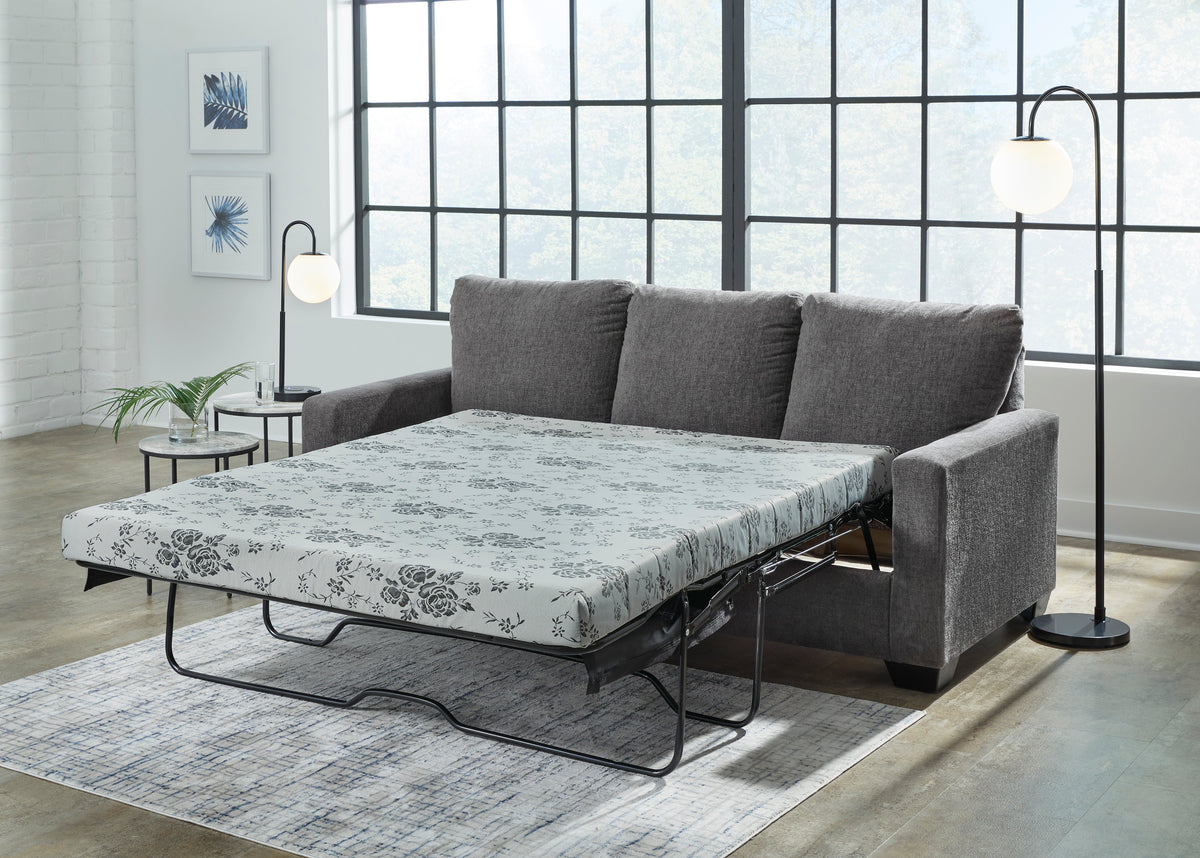 Rannis Pewter Queen Sofa Bed Sleeper - MJM Furniture