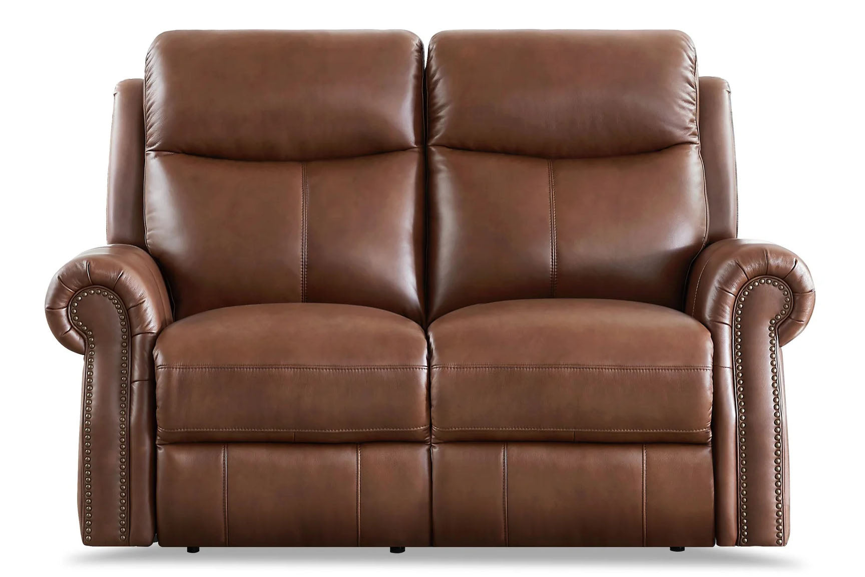 Royce Leather Power Reclining Loveseat - MJM Furniture