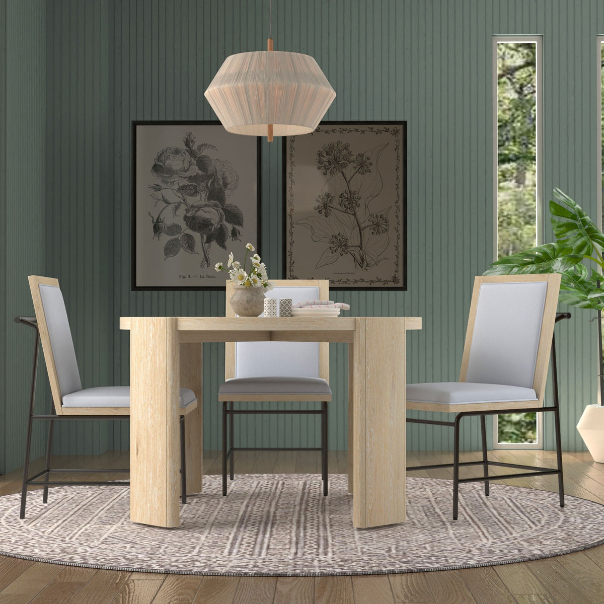 Axel Driftwood Round Dining Table - MJM Furniture