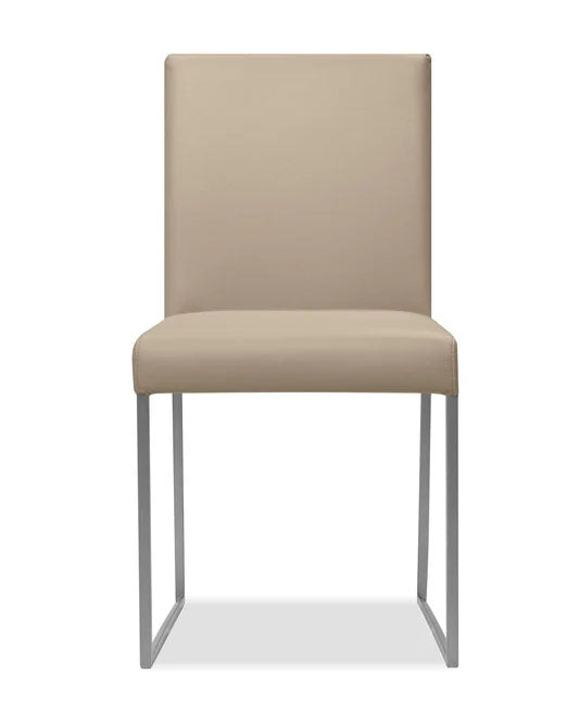 Tate Wheat Leather Dining Chair - MJM Furniture
