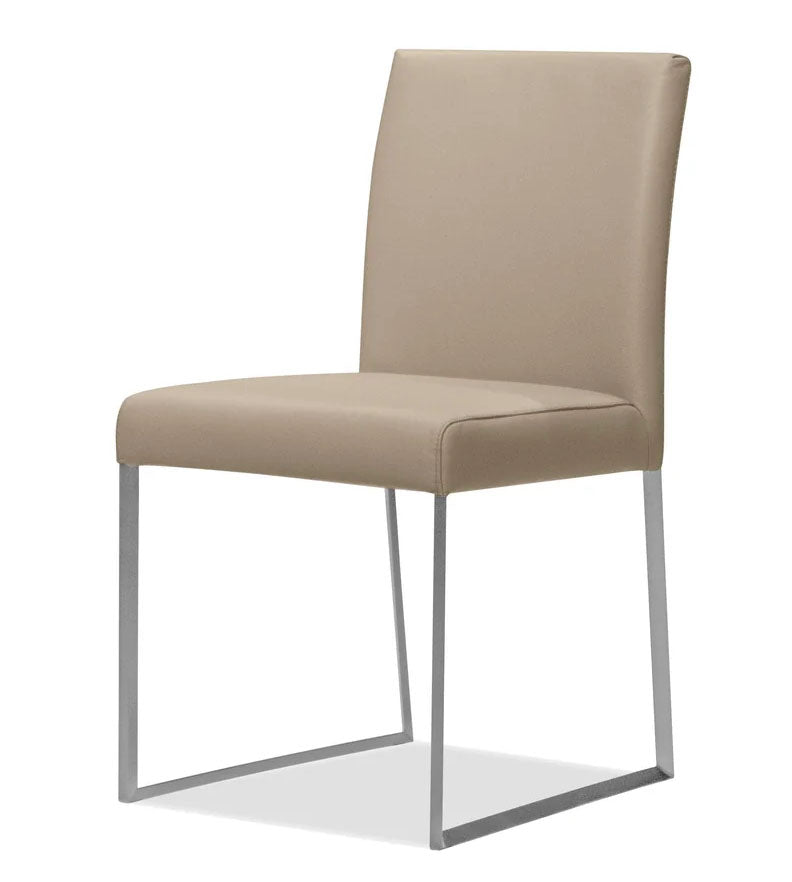 Tate Wheat Leather Dining Chair - MJM Furniture