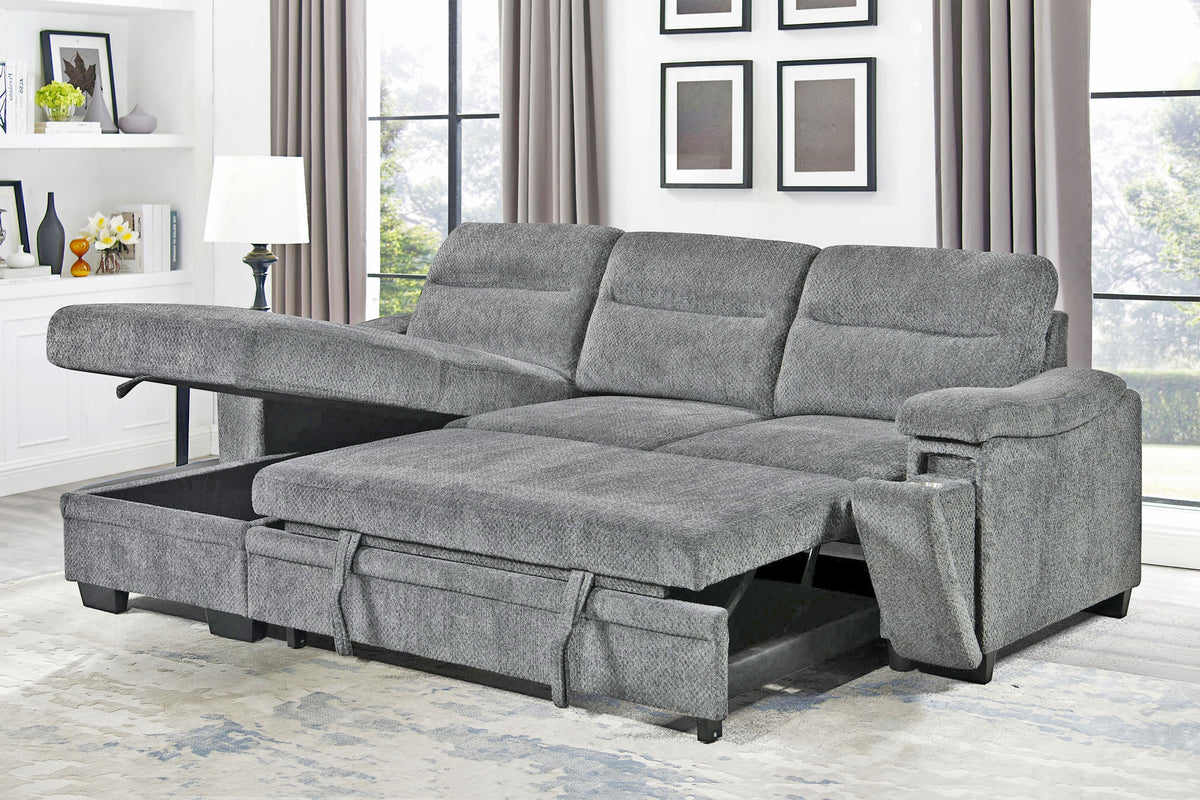 Ty 2 Piece Sleeper Sectional - MJM Furniture