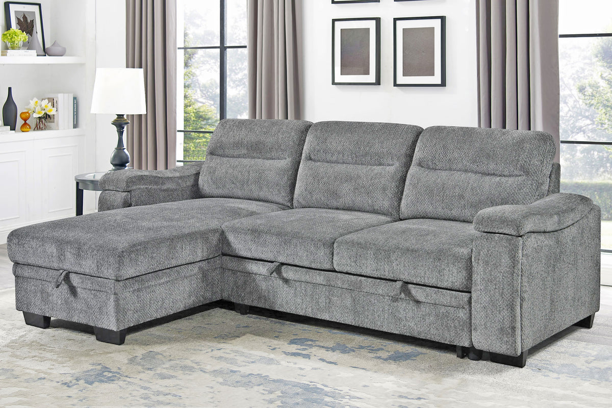 Ty 2 Piece Sleeper Sectional - MJM Furniture