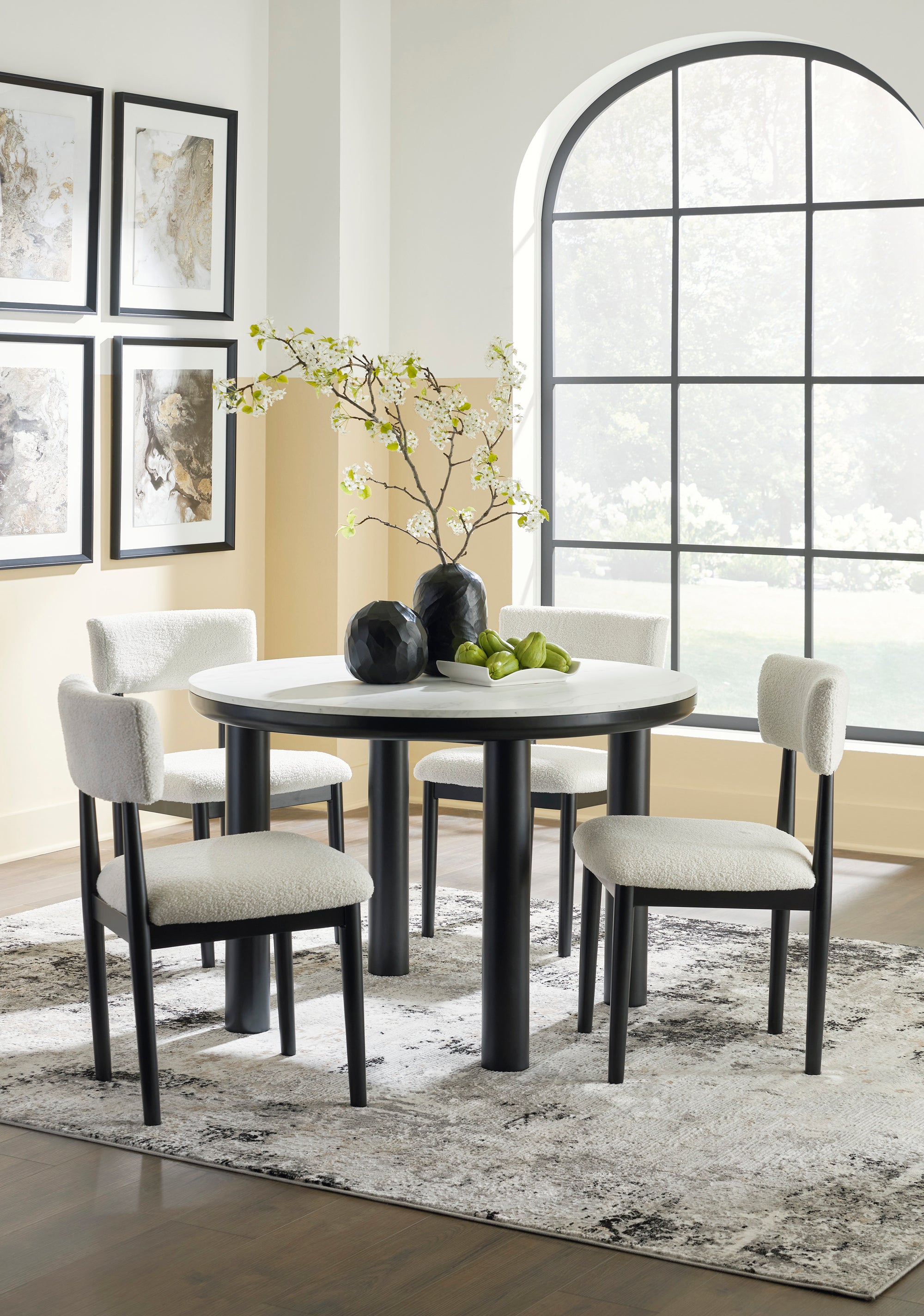 Xandrum Round Dining Table - MJM Furniture