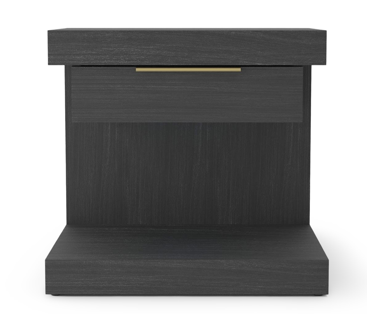 Xavier Black Nightstand - MJM Furniture