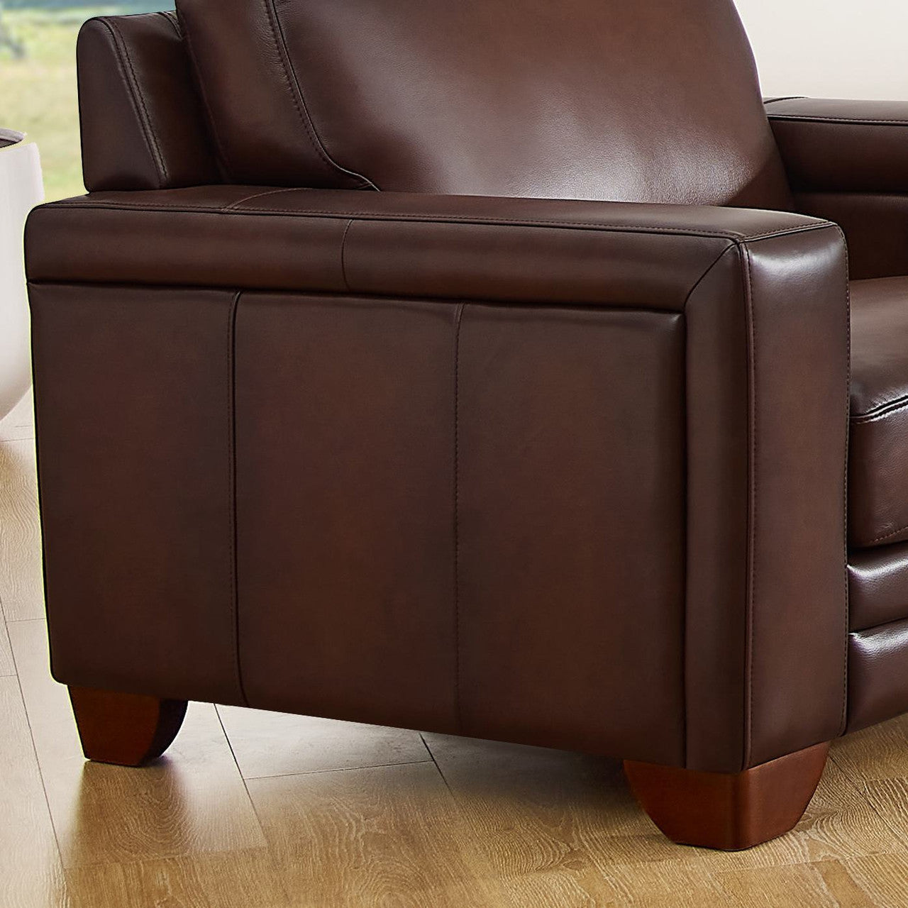 Alice Top Grain Leather Loveseat - MJM Furniture